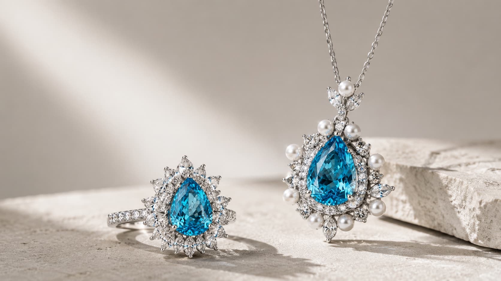 Valoirea blue jewelry brand image